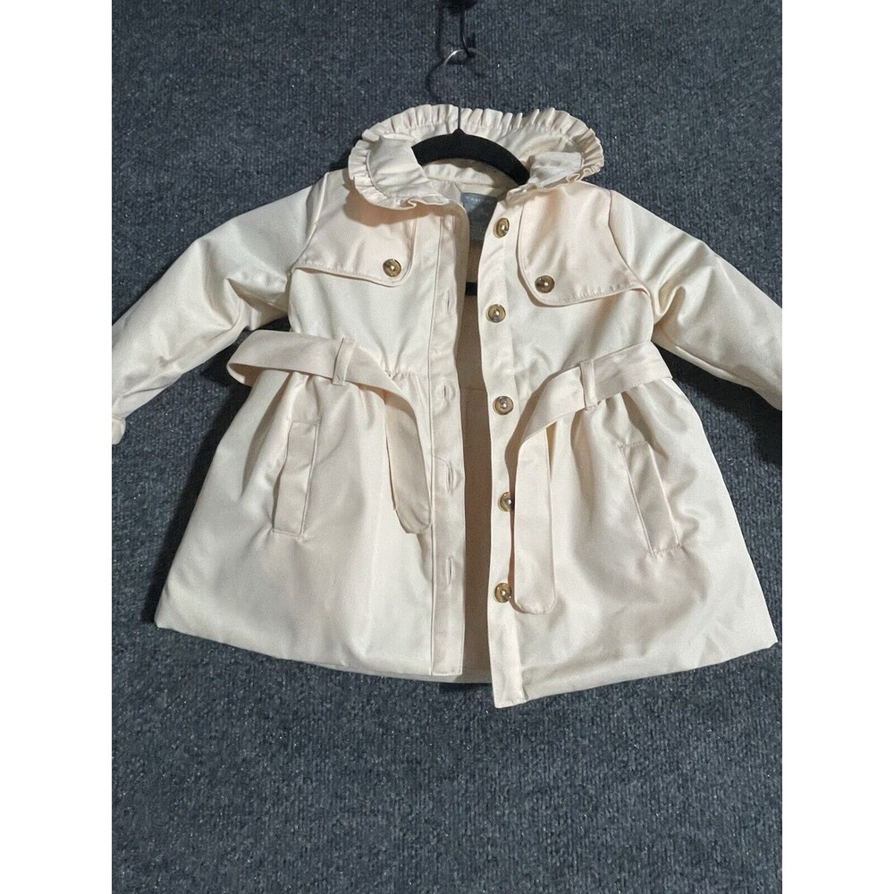 Tahari Hydrofuge Toddler Coat 24 Months Beige